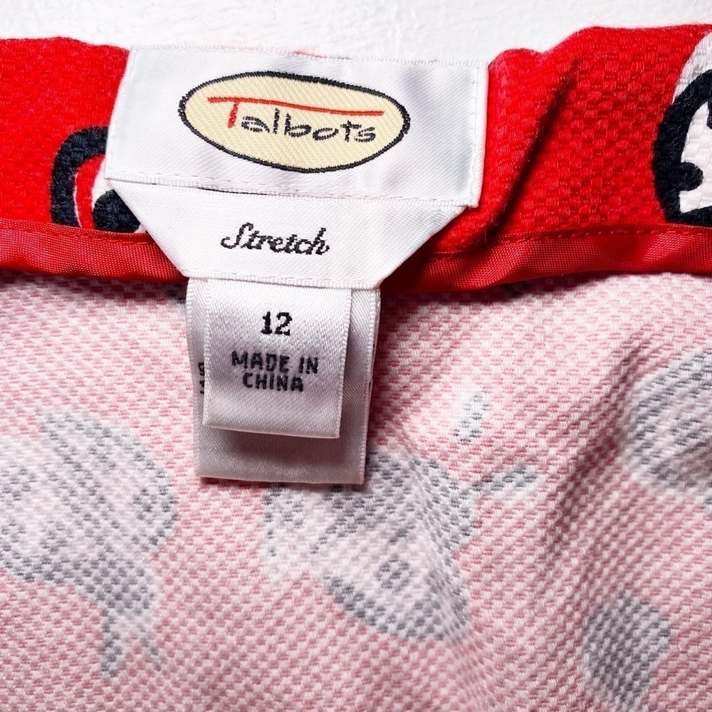Talbots Vintage Novelty Print Ladybug Printed Pencil Skirt - Picture 6 of 14